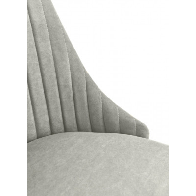 Стул "Верона" ЛОФТ, ЭМАЛЬ БЕЛЫЙ МУАР,  Catania Smoke