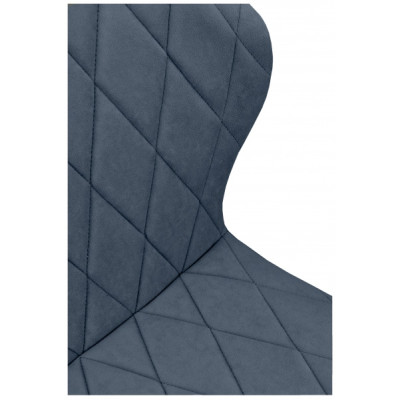 Стул "Бергамо", ЭМАЛЬ БЕЛЫЙ МУАР, ткань Catania Steel