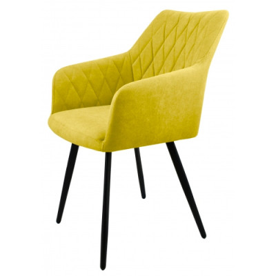 Стул "Диаманте" лофт, ЭМАЛЬ МУАР ЧЕРНЫЙ,  Candy Sunny