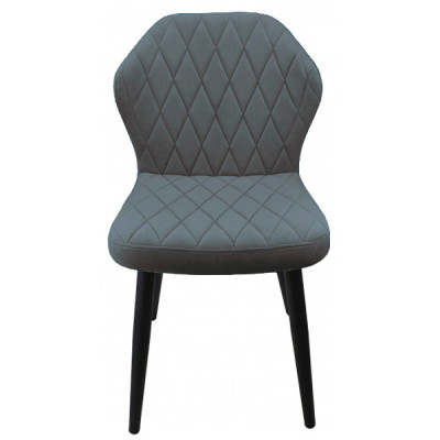 Стул "Бергамо", ЭМАЛЬ ЧЕРНЫЙ МУАР, ткань Enigma 11