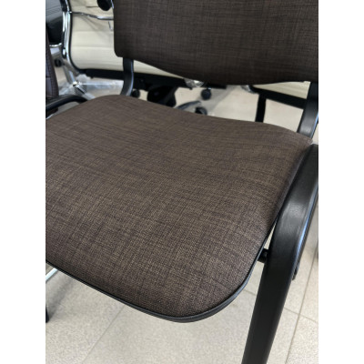 Стул ISO Win Black Skiftebo brown (ткань коричневая)