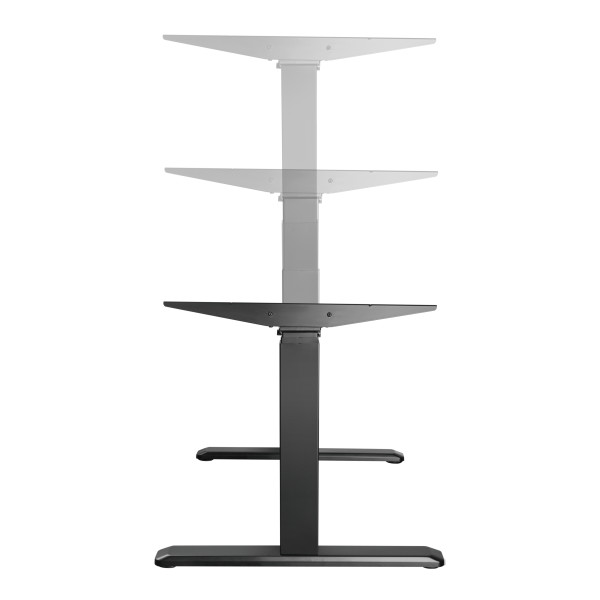 Стол Unique Ergo Desk черный/дуб мореный 1380х800х18 мм