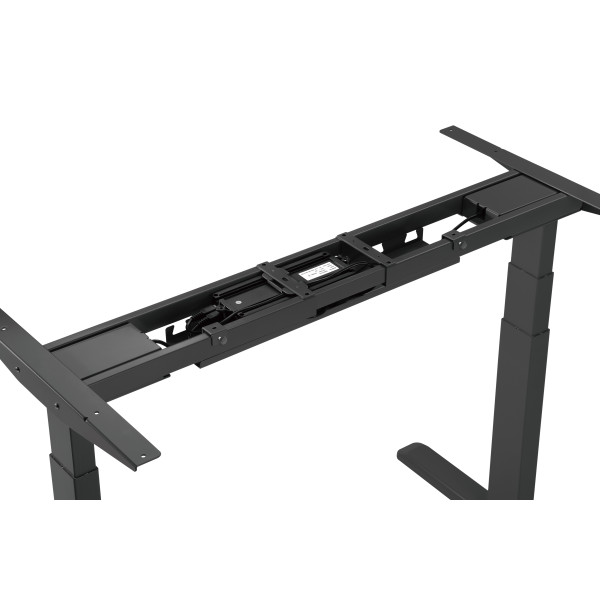 Стол Unique Ergo Desk черный/дуб мореный 1380х800х18 мм