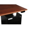 Стол Unique Ergo Desk белый/дуб натуральный 1380х800х18 мм