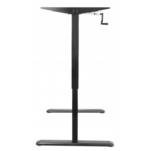 Стол Manual Desk SPECIAL EDITION черный/бетон Чикаго 1360х800х36 мм