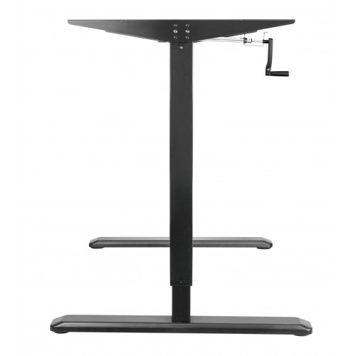 Стол Manual Desk SPECIAL EDITION черный/бетон Чикаго 1360х800х36 мм