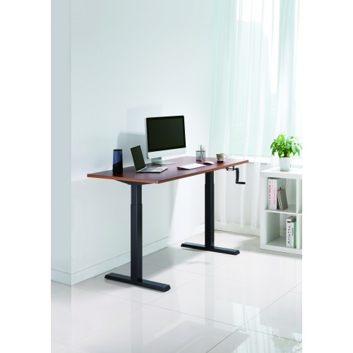 Стол Manual Desk SPECIAL EDITION черный/дуб натуральный 1360х800х36 мм