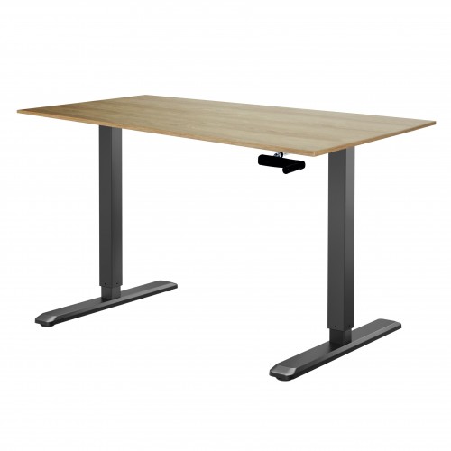 Стол Manual Desk SPECIAL EDITION черный/дуб натуральный 1360х800х36 мм