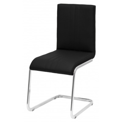 Стул "Марсель", к/з Santorini 0401 черный