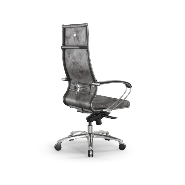 Кресло Metta L 1m 42/K118 (Велюр) Темно-серый, Мультиблок