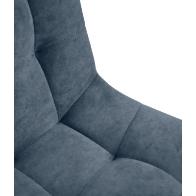 Стул "Риполи", ЭМАЛЬ ЧЕРНЫЙ МУАР, ткань Catania Steel