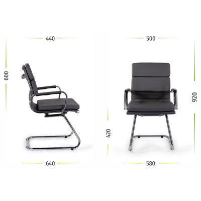 Кресло UTFC СН-303 Кайман Трио Н/п, Светло-голубой