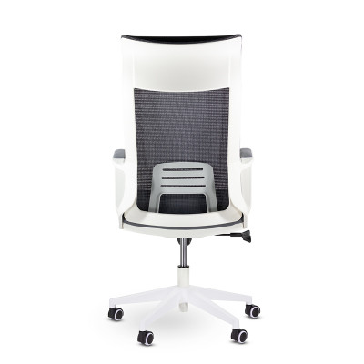 Кресло UTFC Рекорд white серый