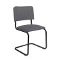 Стул BELS Sylwia black/grey
