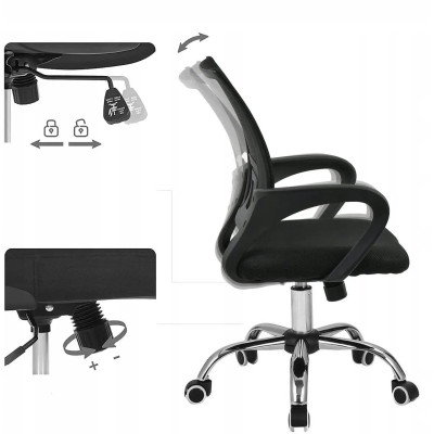 Кресло <!--noindex--><span data-nosnippet>SitUp</span><!--/noindex--> MIX 696  Chrome  /