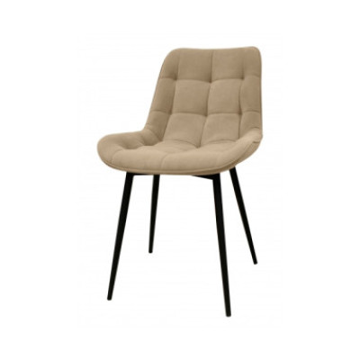 Стул "Флоренция эрго", ЭМАЛЬ ЧЕРНЫЙ МУАР, ткань Catania Latte