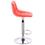 Стул барный Everprof COOPER PU red