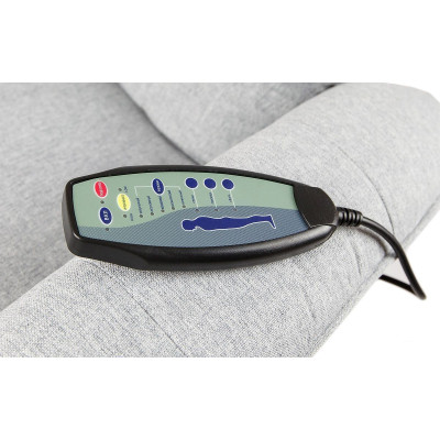 Вибромассажное кресло Calviano 2162 gray с подъемным пуфом и подогревом