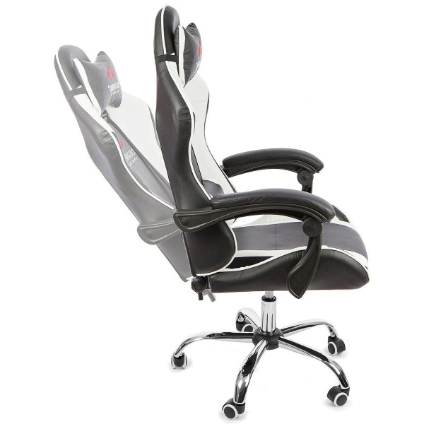 Вибромассажное кресло Calviano Asti Ultimato black/white/black