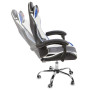 Вибромассажное кресло Calviano Asti Ultimato black/white/blue