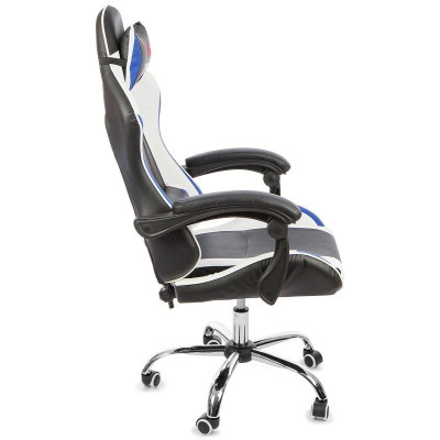 Вибромассажное кресло Calviano Asti Ultimato black/white/blue