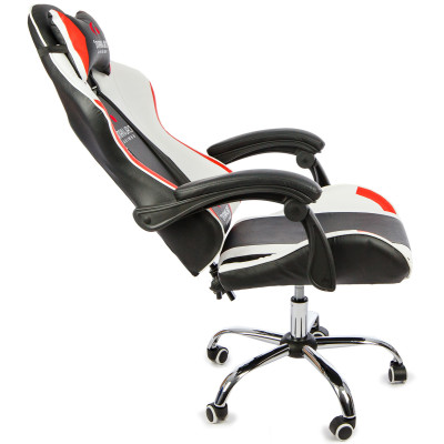 Вибромассажное кресло Calviano Asti Ultimato black/white/red