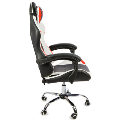 Вибромассажное кресло Calviano Asti Ultimato black/white/red