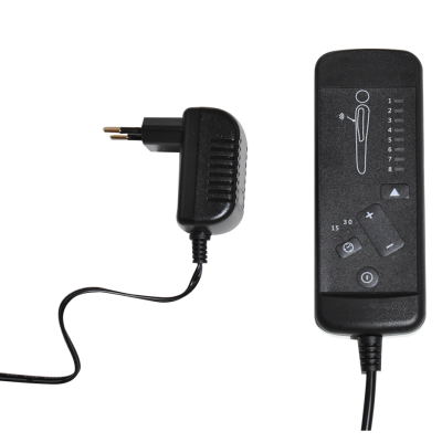 Вибромассажное кресло Calviano Asti Ultimato black/white/red