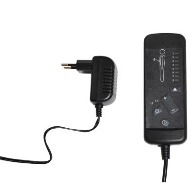 Вибромассажное кресло Calviano Asti Ultimato black/white/green