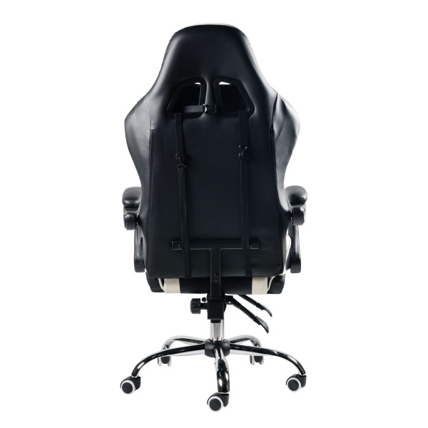 Вибромассажное кресло Calviano Asti Ultimato black/white/green