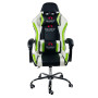 Вибромассажное кресло Calviano Asti Ultimato black/white/green