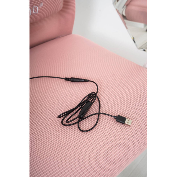 Вибромассажное кресло Calviano Milan Air pink