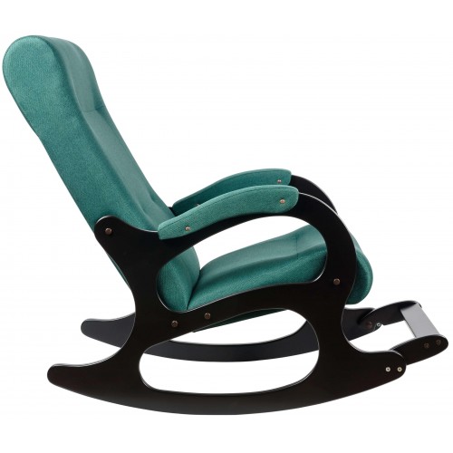 Кресло-качалка Calviano Бастион-2 арт. Bahama emerald ноги венге