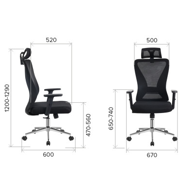 Кресло Everprof Joy  black