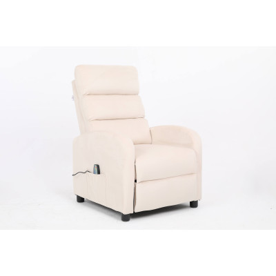 Кресло вибромассажное CALVIANO, модель 2164, бежевый велюр