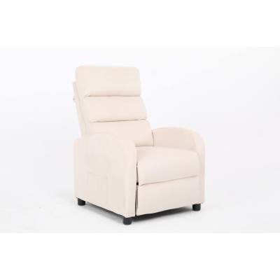 Кресло вибромассажное CALVIANO, модель 2164, бежевый велюр