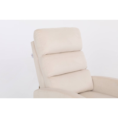 Кресло вибромассажное CALVIANO, модель 2164, бежевый велюр