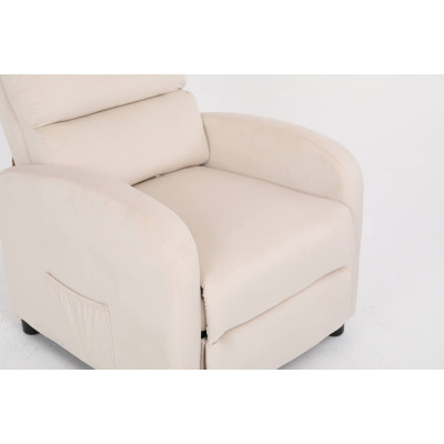 Кресло вибромассажное CALVIANO, модель 2164, бежевый велюр