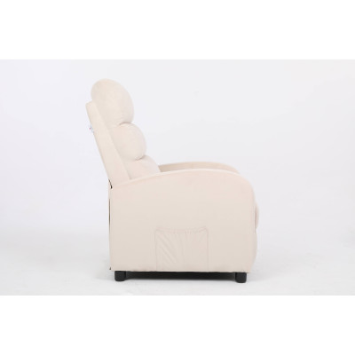 Кресло вибромассажное CALVIANO, модель 2164, бежевый велюр