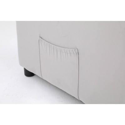 Кресло вибромассажное CALVIANO, модель 2164, серый велюр