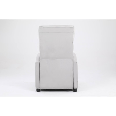 Кресло вибромассажное CALVIANO, модель 2164, серый велюр