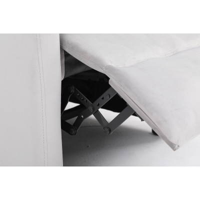 Кресло вибромассажное CALVIANO, модель 2164, серый велюр