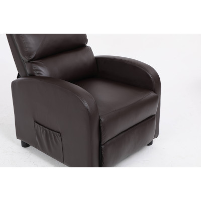 Кресло вибромассажное CALVIANO, модель 2164, коричневая