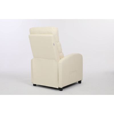 Кресло вибромассажное CALVIANO, модель 2164, бежевая экокожа