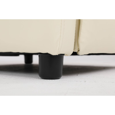 Кресло вибромассажное CALVIANO, модель 2164, бежевая экокожа