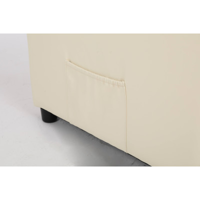 Кресло вибромассажное CALVIANO, модель 2164, бежевая экокожа