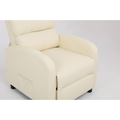 Кресло вибромассажное CALVIANO, модель 2164, бежевая экокожа