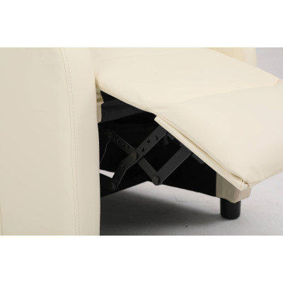 Кресло вибромассажное CALVIANO, модель 2164, бежевая экокожа