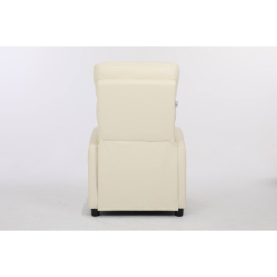 Кресло вибромассажное CALVIANO, модель 2164, бежевая экокожа