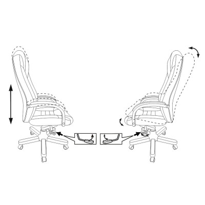 Кресло Бюрократ T-9923 WALNUT